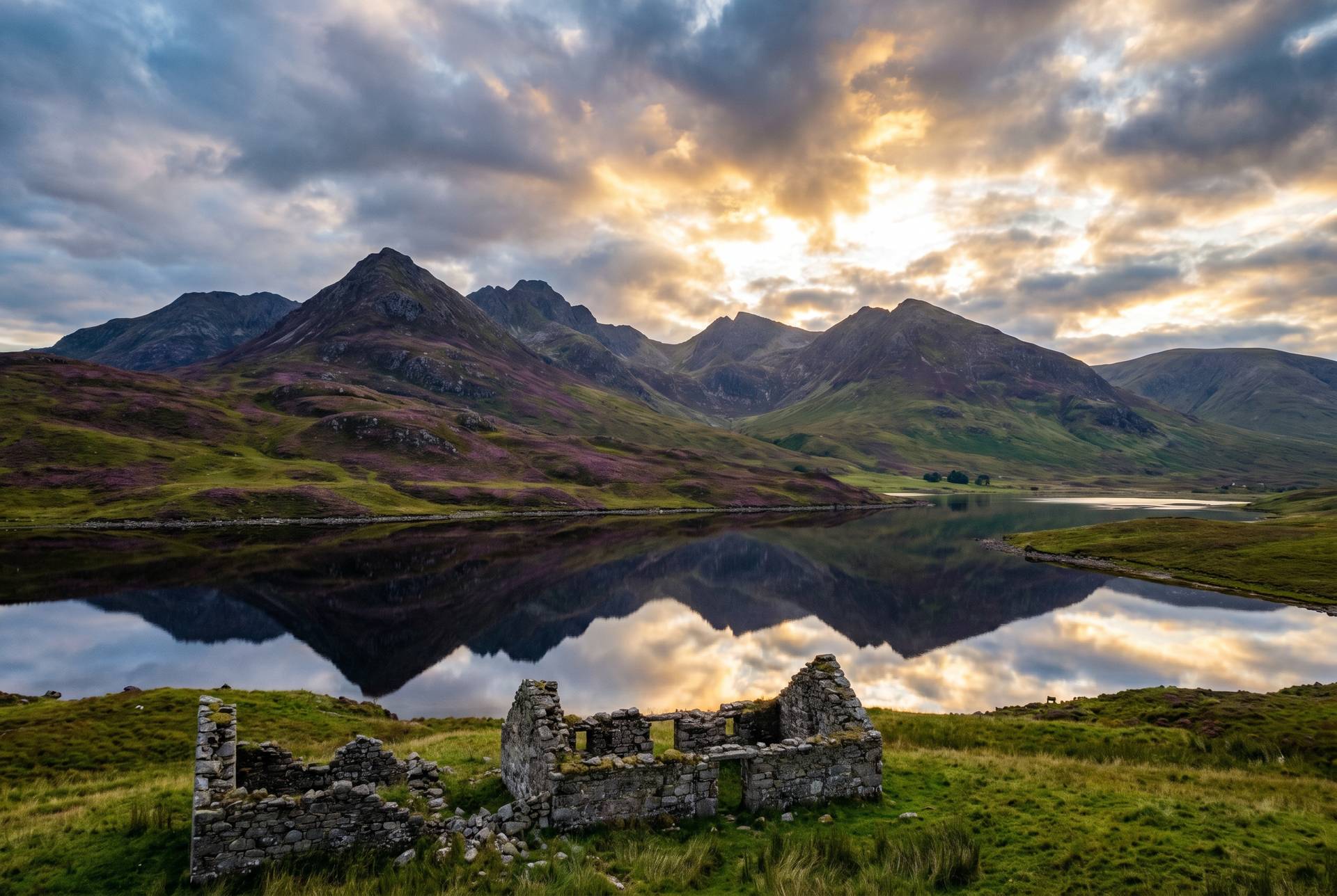 Ancient volcanic landscape